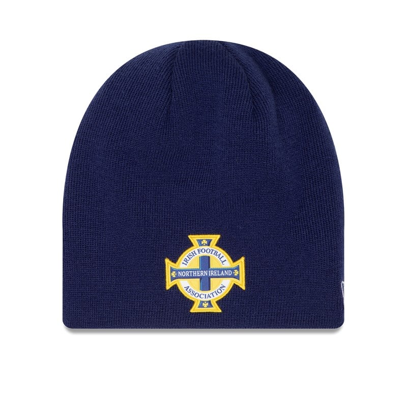 Prendas De Punto New Era Irish Fa Bead Skull Beanie Gorras Azules | JS7124039