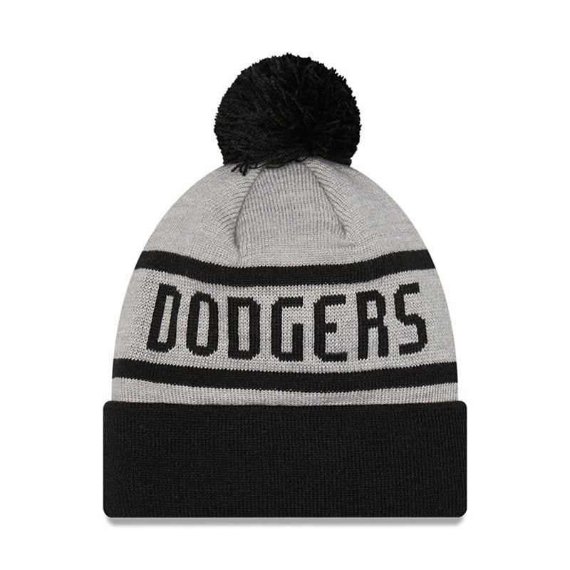 Prendas De Punto New Era La Dodgers Beanie Gorras Grises | XW2453619