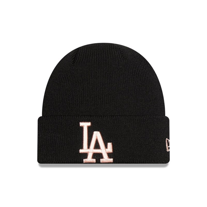 Prendas De Punto New Era La Dodgers League Essential Kids Beanie Gorras Negros | MI4236970