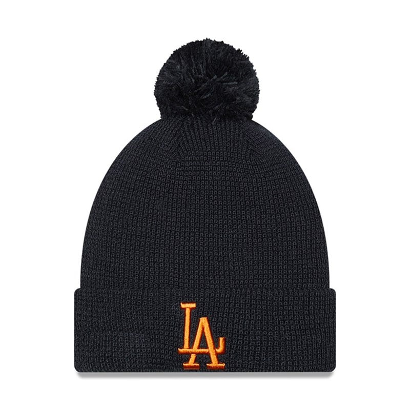 Prendas De Punto New Era La Dodgers Pop Bobble Beanie Gorras Azules | ZE1487062