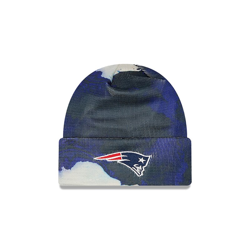 Prendas De Punto New Era New England Patriots NFL Sideline Oceanside Beanie Gorras Azules | EW8150236