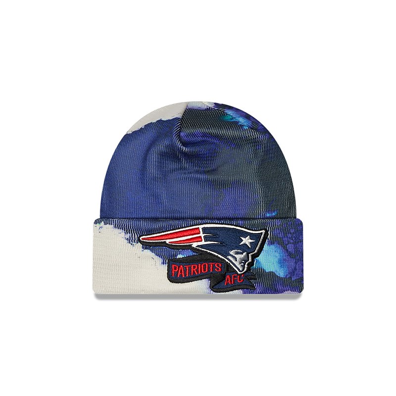 Prendas De Punto New Era New England Patriots NFL Sideline Oceanside Beanie Gorras Azules | EW8150236