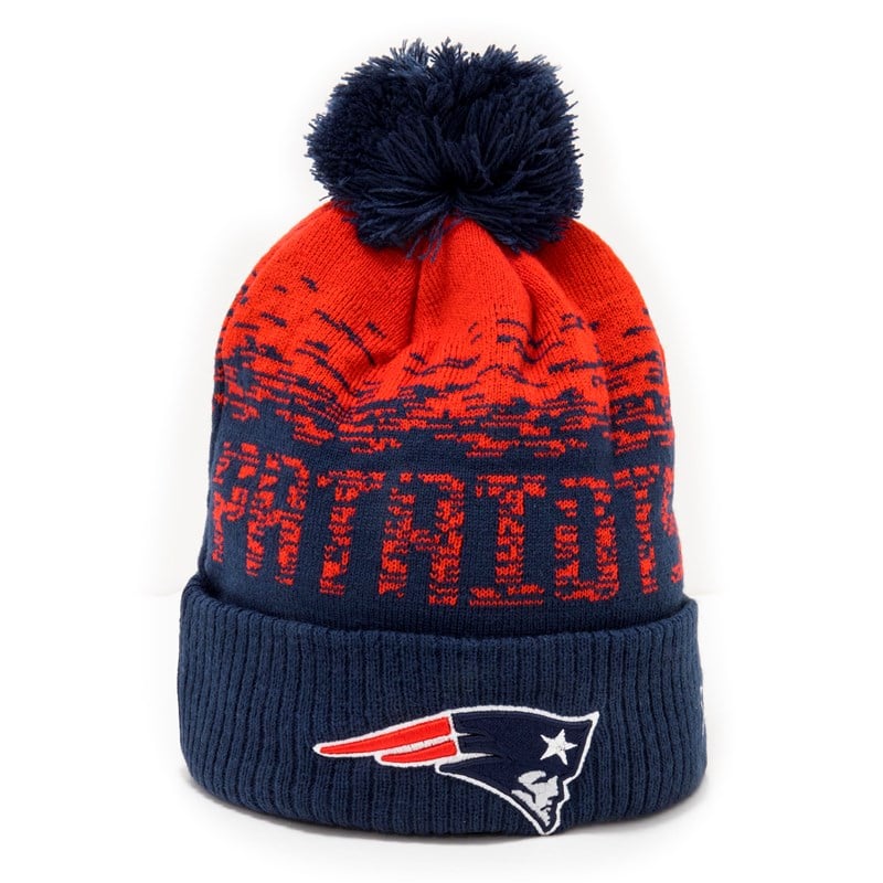 Prendas De Punto New Era New England Patriots Ombre Deporte Beanie Gorras Azules | ZT4385172