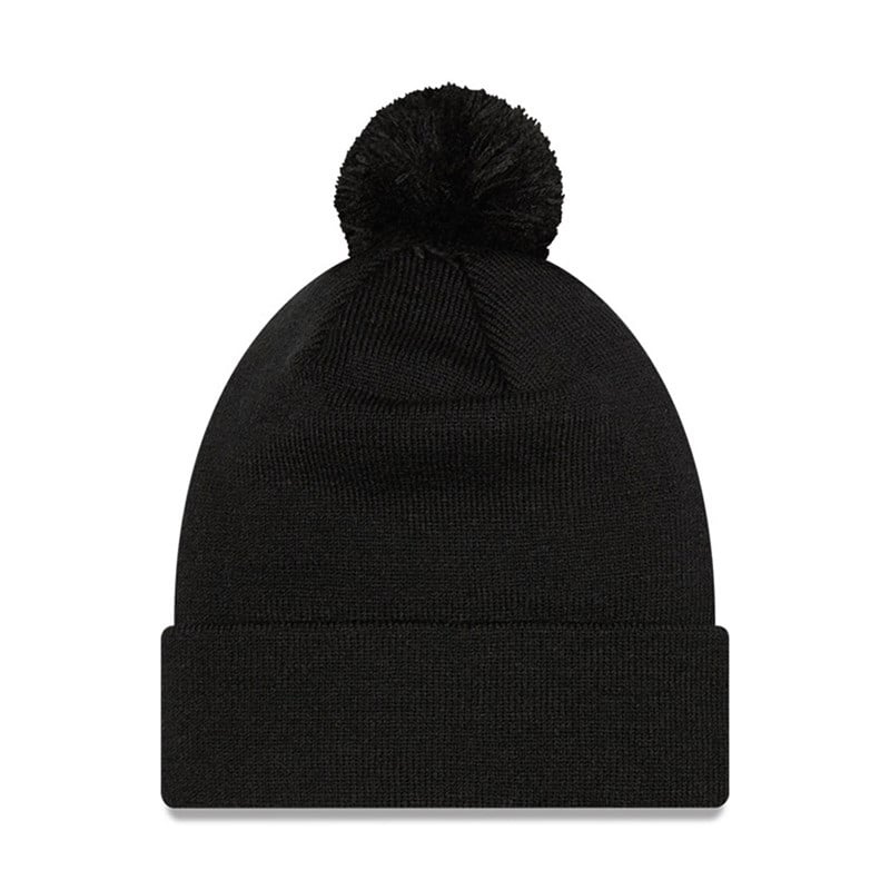 Prendas De Punto New Era New York Yankees Infill Bobble Beanie Gorras Negros | AG1473058