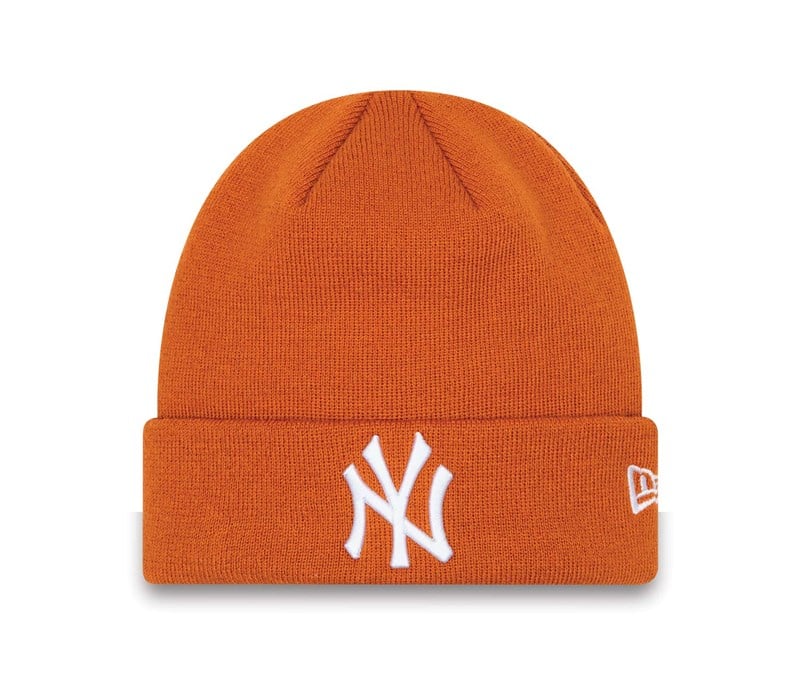 Prendas De Punto New Era New York Yankees League Essentials Beanie Gorras Naranjas | AL6425708