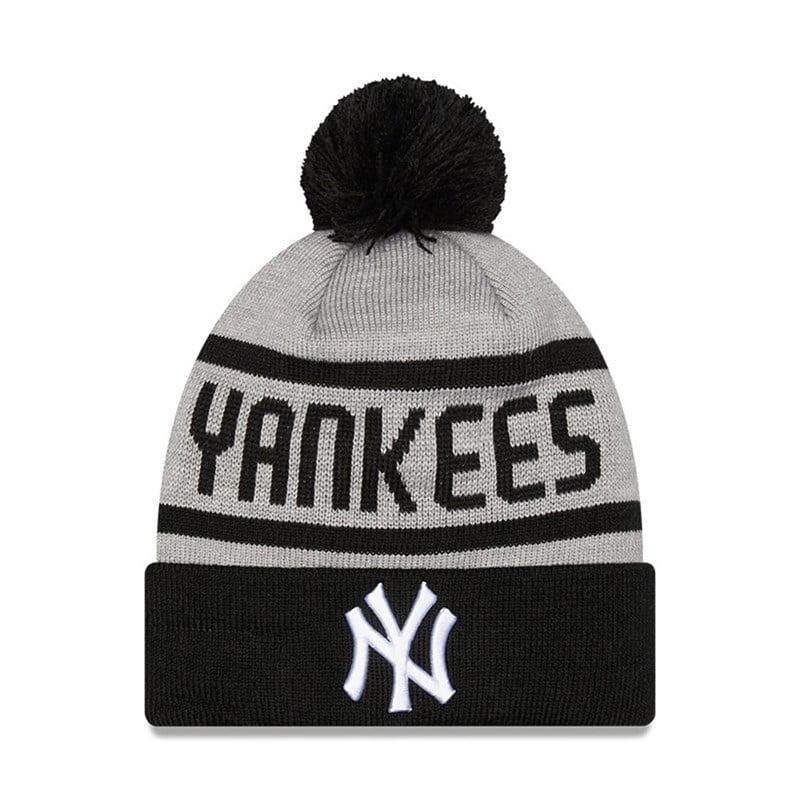 Prendas De Punto New Era New York Yankees Kids Beanie Gorras Grises | EQ4798653