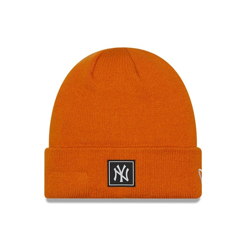 Prendas De Punto New Era New York Yankees Team Beanie Gorras Naranjas | HN5873961