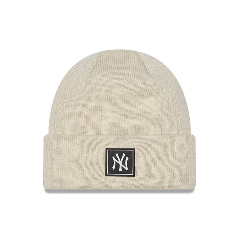 Prendas De Punto New Era New York Yankees Team Kids Beanie Gorras Creme | ND6218475