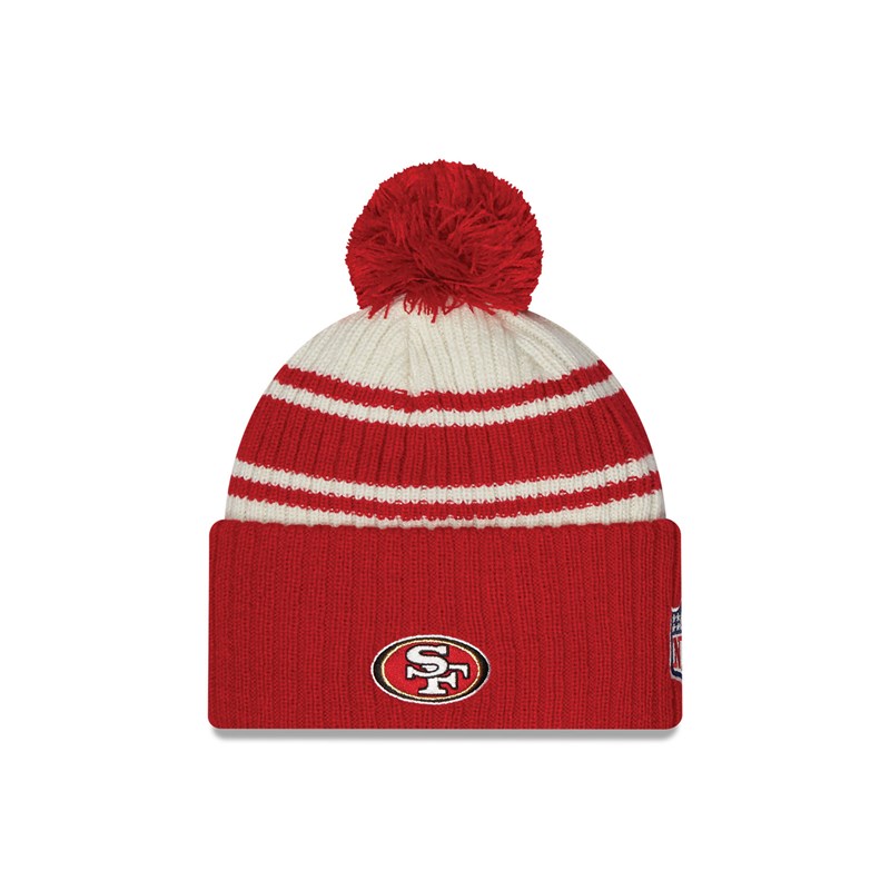 Prendas De Punto New Era San Francisco 49ers NFL Sideline Beanie Gorras Rojos | LN6478159