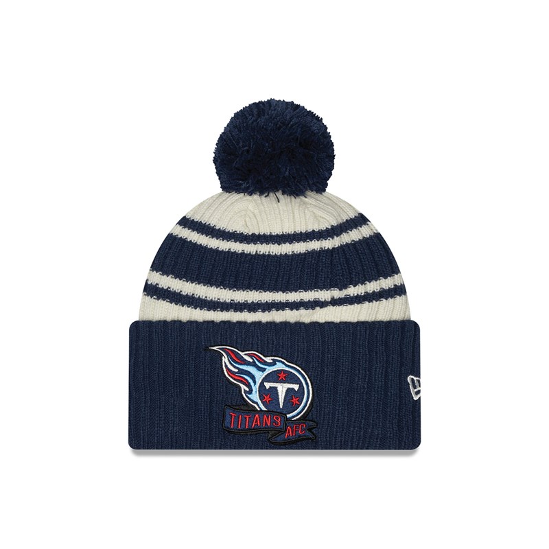 Prendas De Punto New Era Tennessee Titans NFL Sideline Beanie Gorras Azules | UZ8613049