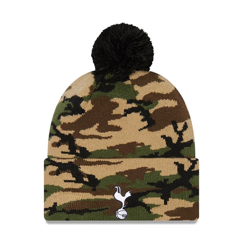 Prendas De Punto New Era Tottenham Hotspur Bobble Beanie Gorras Camuflados | KZ9735618