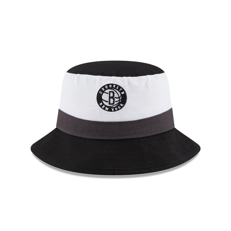 Sombreros De Pescador New Era Brooklyn Nets NBA Back Half Negros | IX5824109