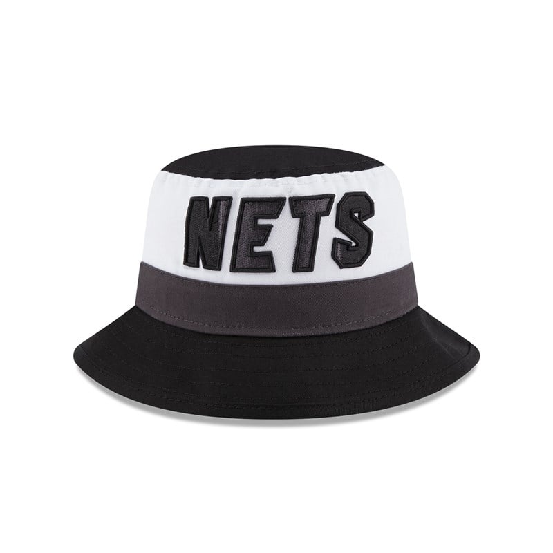 Sombreros De Pescador New Era Brooklyn Nets NBA Back Half Negros | IX5824109