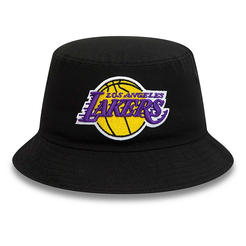 Sombreros De Pescador New Era La Lakers Print Infill Negros | RU7096145