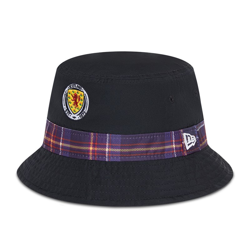 Sombreros De Pescador New Era Scottish Fa Tartan Logo Azules | CX6028453