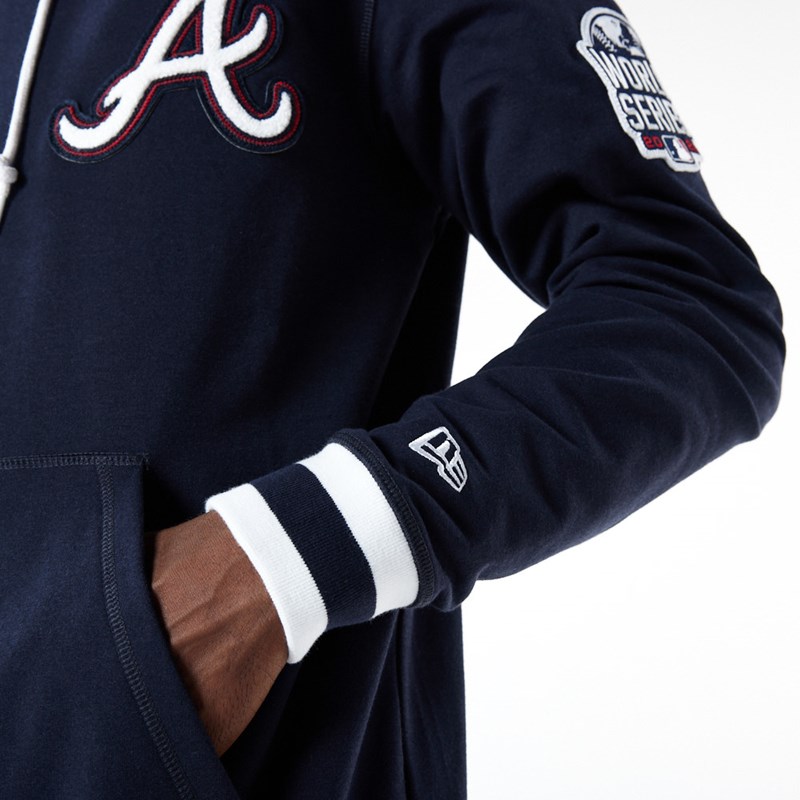 Sudadera Con Capucha New Era Atlanta Braves MLB Logo Select Azules | SU8437950