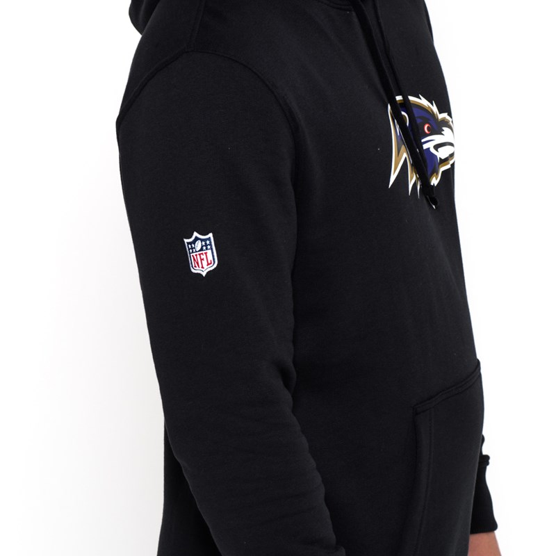 Sudadera Con Capucha New Era Baltimore Ravens Team Logo Negros | MW0392165