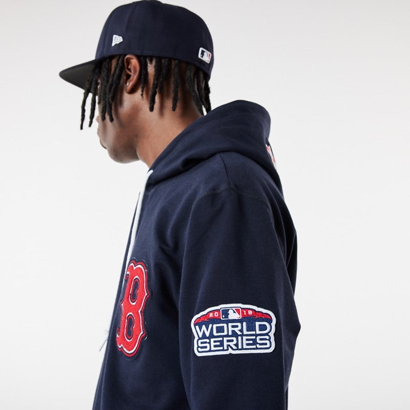 Sudadera Con Capucha New Era Boston Sox MLB Logo Select Azules | RH1358402