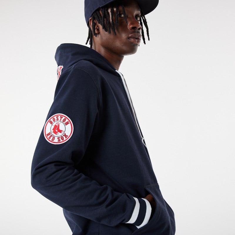 Sudadera Con Capucha New Era Boston Sox MLB Logo Select Azules | RH1358402