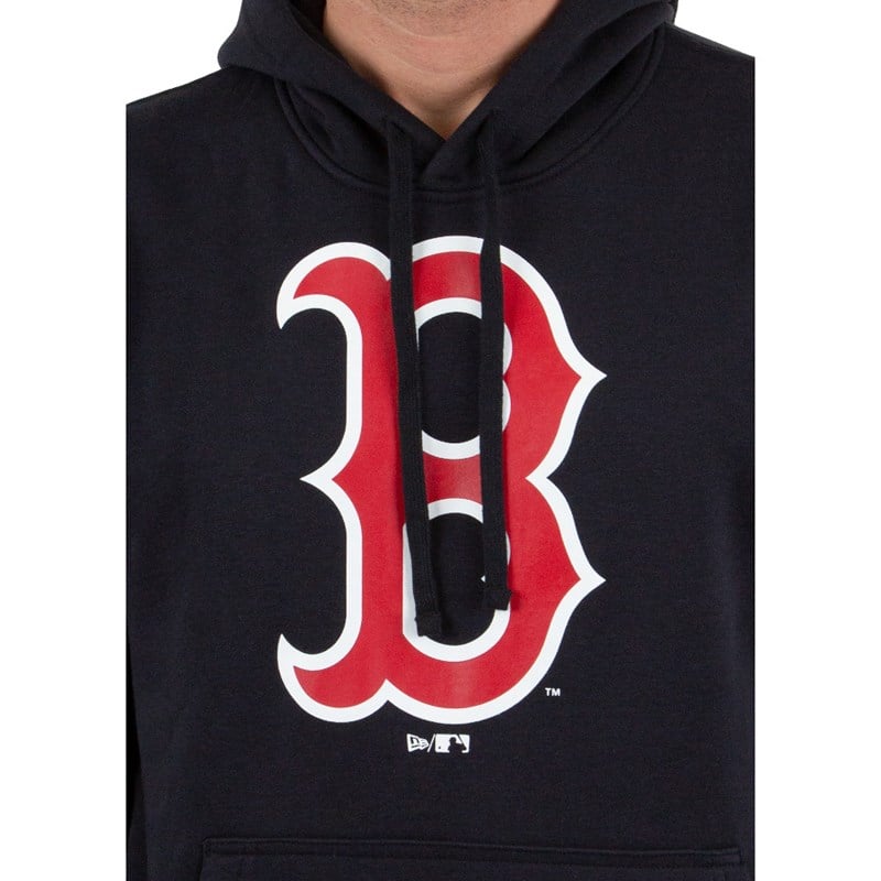 Sudadera Con Capucha New Era Boston Sox MLB Team Logo Azules | WB5340129