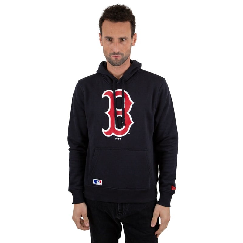 Sudadera Con Capucha New Era Boston Sox MLB Team Logo Azules | WB5340129