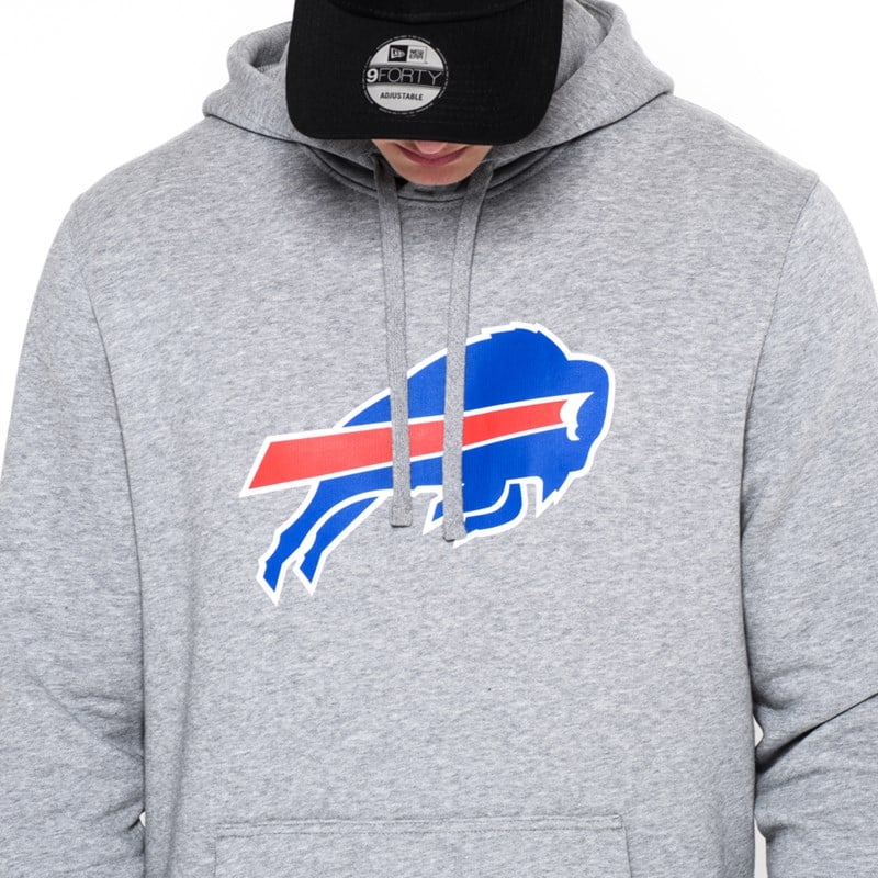 Sudadera Con Capucha New Era Buffalo Bills Pullover Team Logo Grises | UH2860457