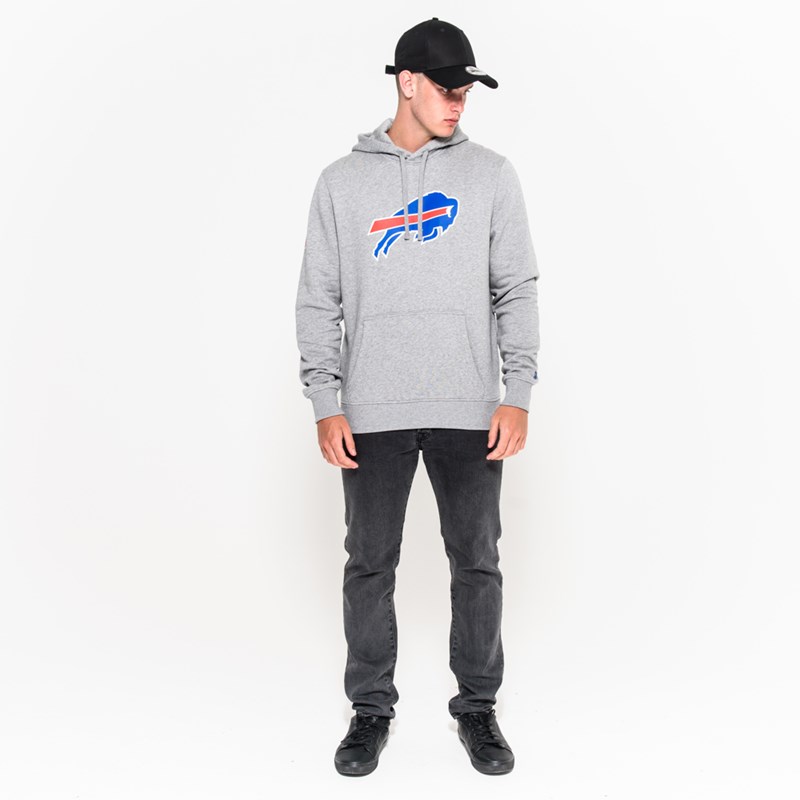 Sudadera Con Capucha New Era Buffalo Bills Pullover Team Logo Grises | UH2860457