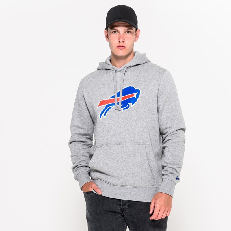 Sudadera Con Capucha New Era Buffalo Bills Pullover Team Logo Grises | UH2860457