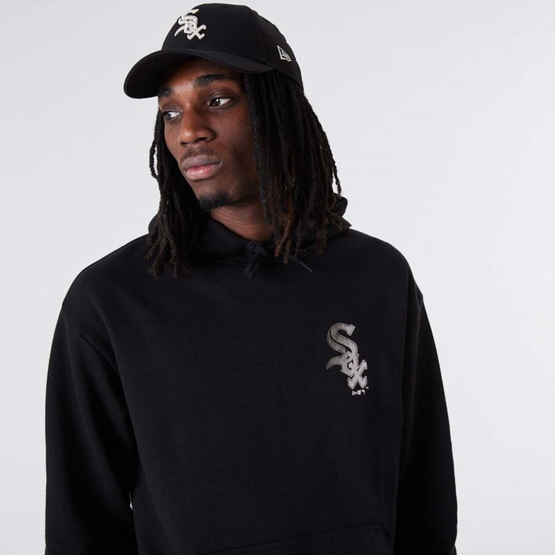 Sudadera Con Capucha New Era Chicago Sox MLB Negros | VW4092683