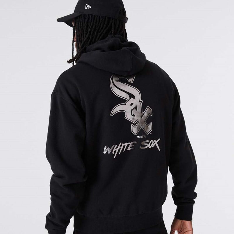 Sudadera Con Capucha New Era Chicago Sox MLB Negros | VW4092683