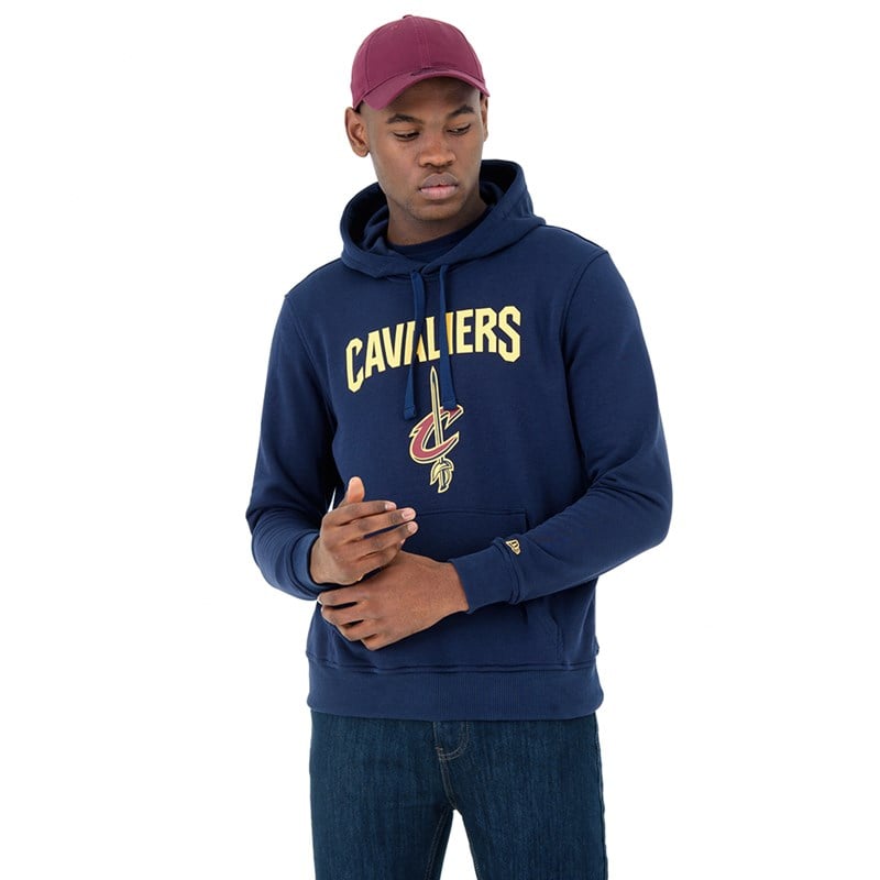 Sudadera Con Capucha New Era Cleveland Cavaliers Azules | UP0372648