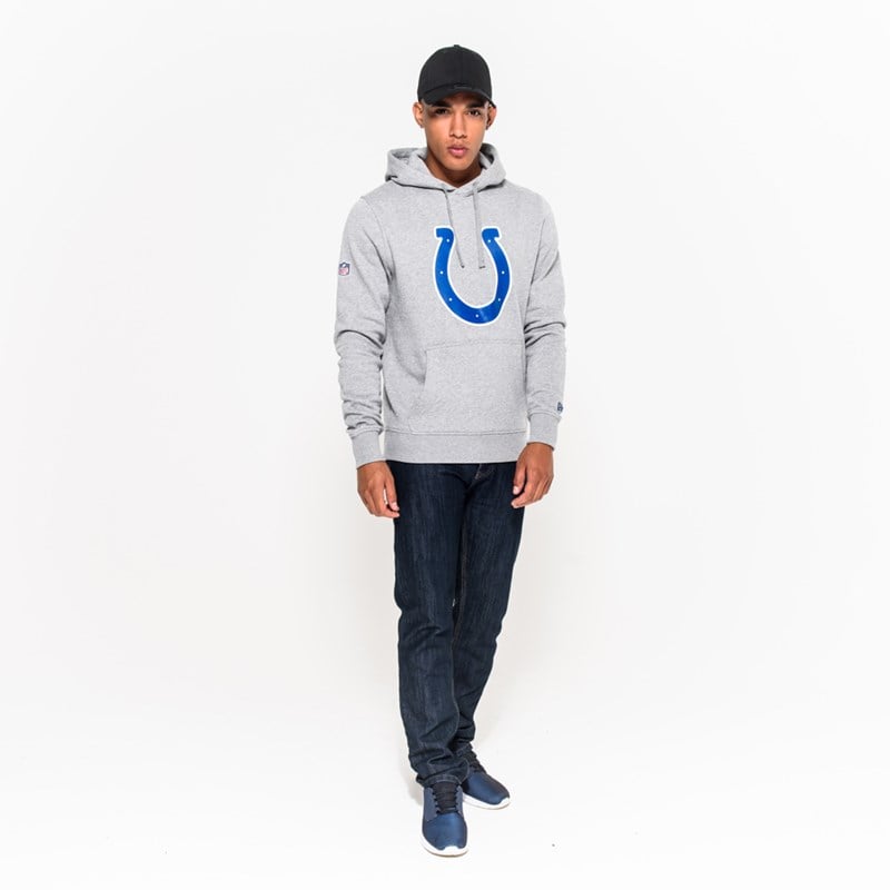 Sudadera Con Capucha New Era Indianapolis Colts Team Logo Grises | GS4138205