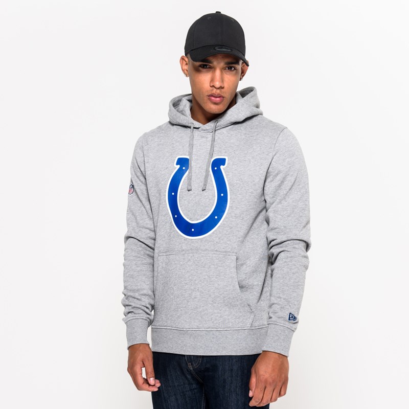 Sudadera Con Capucha New Era Indianapolis Colts Team Logo Grises | GS4138205