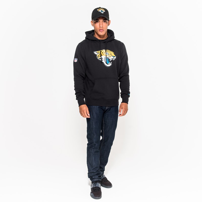 Sudadera Con Capucha New Era Jacksonville Jaguars Team Logo Negros | QS4962805