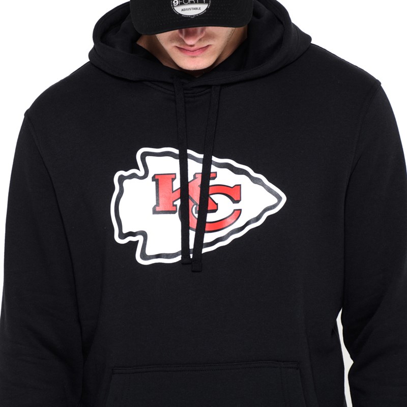 Sudadera Con Capucha New Era Kansas City Chiefs Team Logo Negros | YE4075896