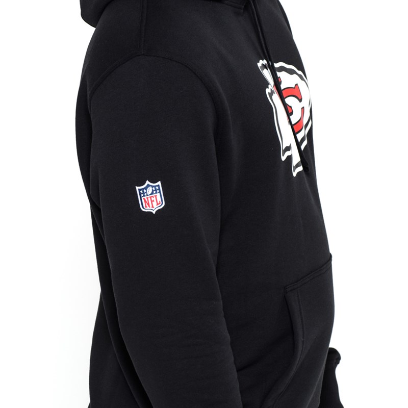 Sudadera Con Capucha New Era Kansas City Chiefs Team Logo Negros | YE4075896