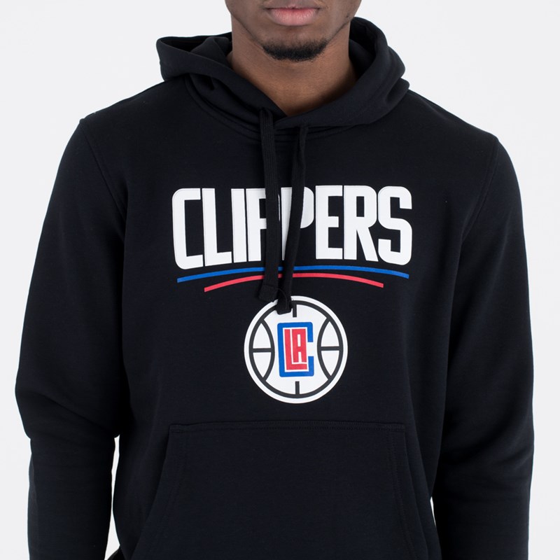 Sudadera Con Capucha New Era La Clippers Team Logo Negros | TU3728196