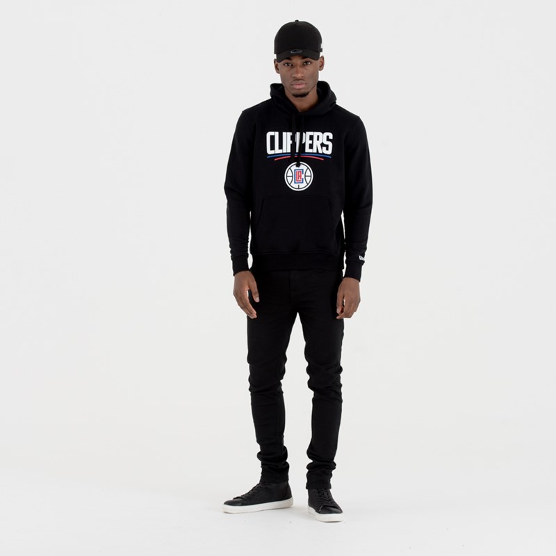 Sudadera Con Capucha New Era La Clippers Team Logo Negros | TU3728196