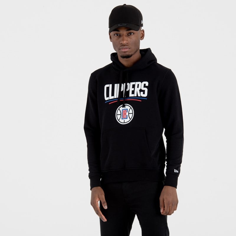 Sudadera Con Capucha New Era La Clippers Team Logo Negros | TU3728196