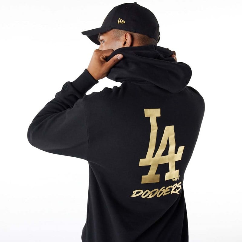 Sudadera Con Capucha New Era La Dodgers MLB Negros | DG6415872