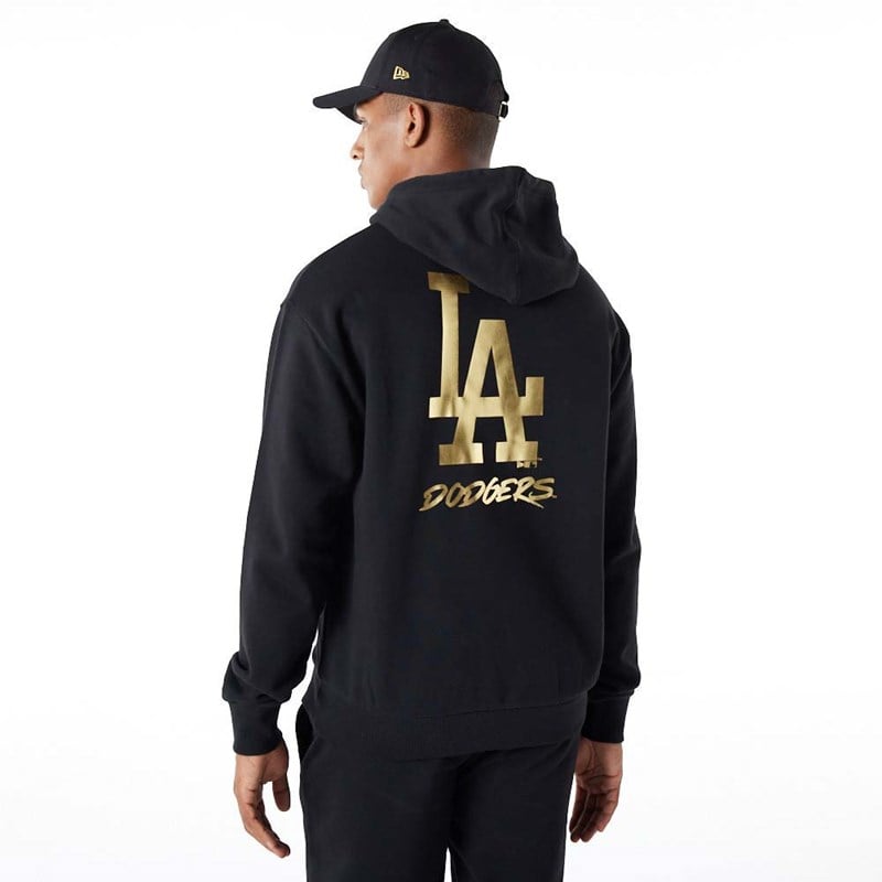 Sudadera Con Capucha New Era La Dodgers MLB Negros | DG6415872