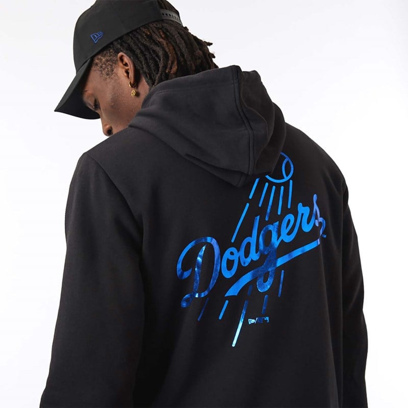 Sudadera Con Capucha New Era La Dodgers MLB Foil Negros | FK9347261