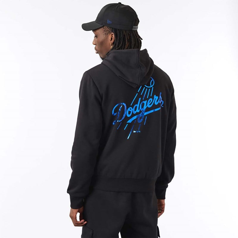 Sudadera Con Capucha New Era La Dodgers MLB Foil Negros | FK9347261