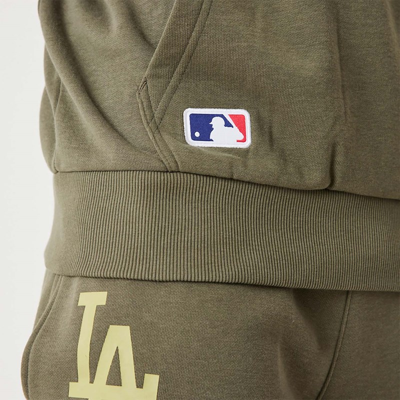 Sudadera Con Capucha New Era La Dodgers MLB League Essential Medium Pullover Verdes | QR6718920