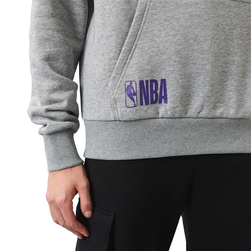 Sudadera Con Capucha New Era La Lakers NBA Team Logo Grises | BZ4109632