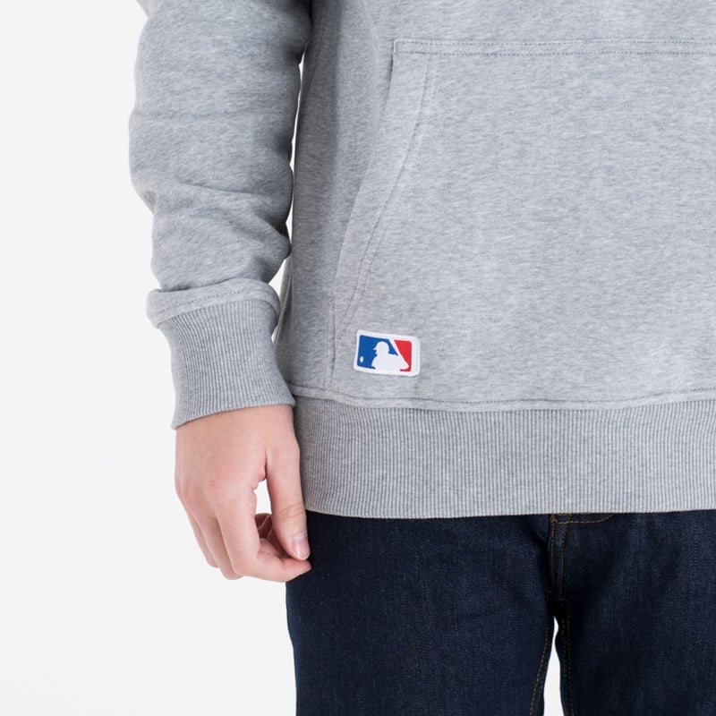 Sudadera Con Capucha New Era MLB Logo Grises | YE4582017