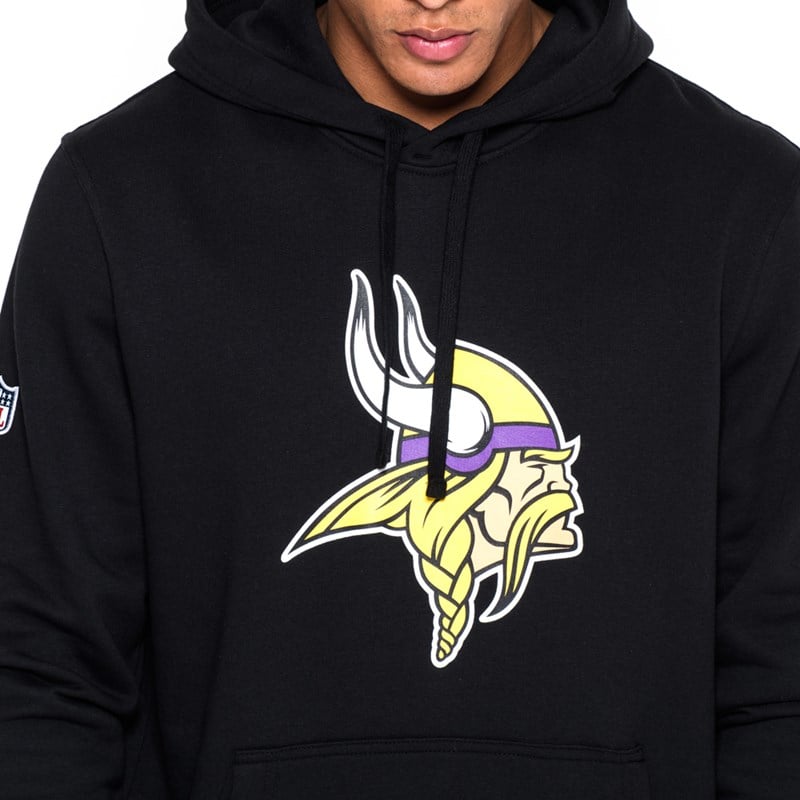 Sudadera Con Capucha New Era Minnesota Vikings Team Logo Negros | OC8106759