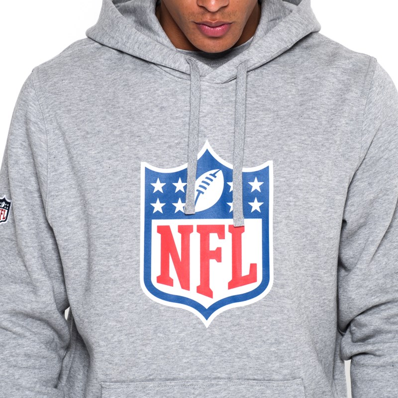 Sudadera Con Capucha New Era NFL Logo Grises | VB9320487