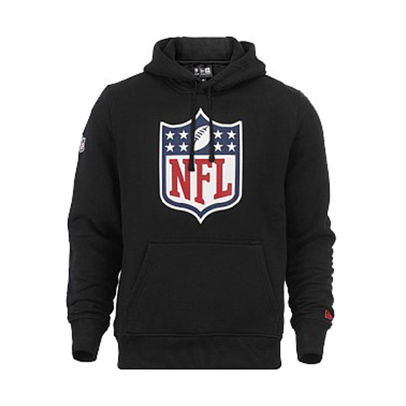 Sudadera Con Capucha New Era NFL Logo Negros | VP8927305