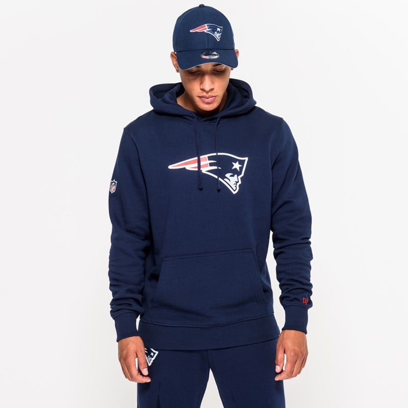 Sudadera Con Capucha New Era New England Patriots Team Logo Azules | OT2651304